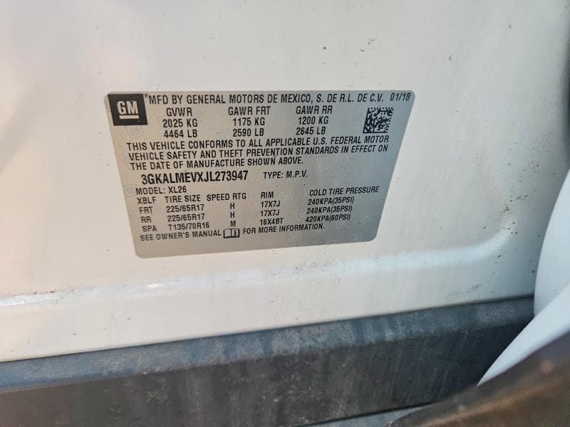 2018 GMC TERRAIN SLE 12