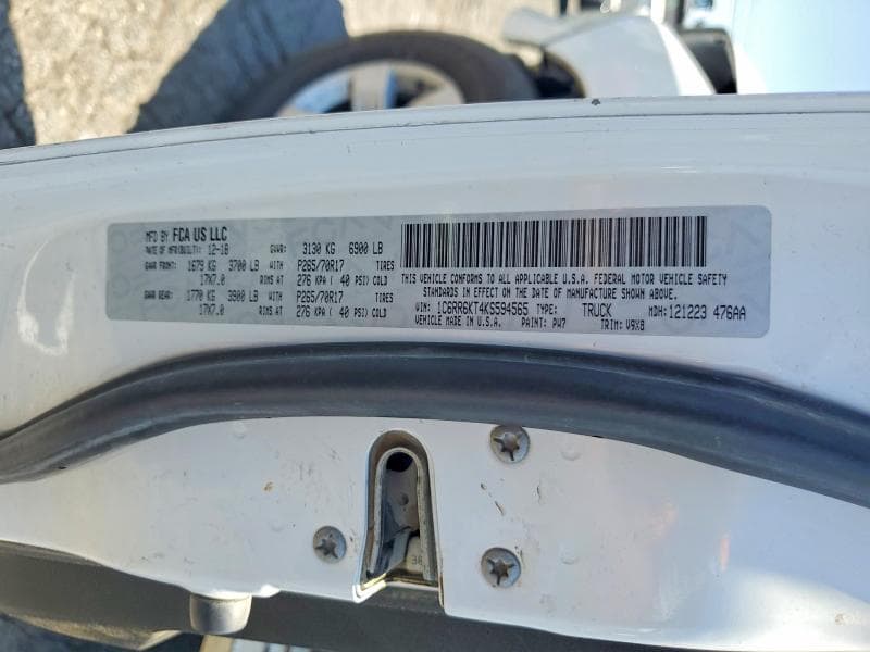 2019 RAM 1500 CLASSIC TRADESMAN 12