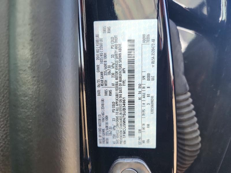 2025 FORD ESCAPE ST LINE 13