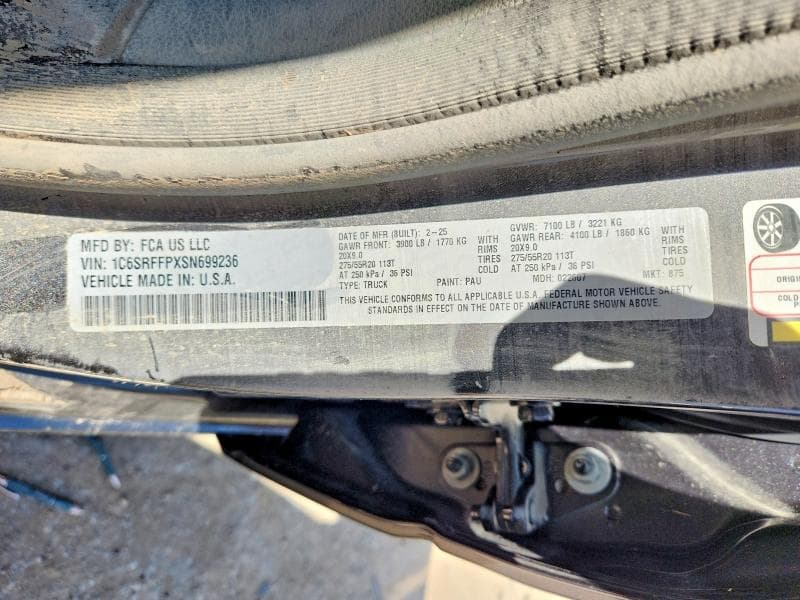 2025 RAM 1500 BIG HORN/LONE STAR 12