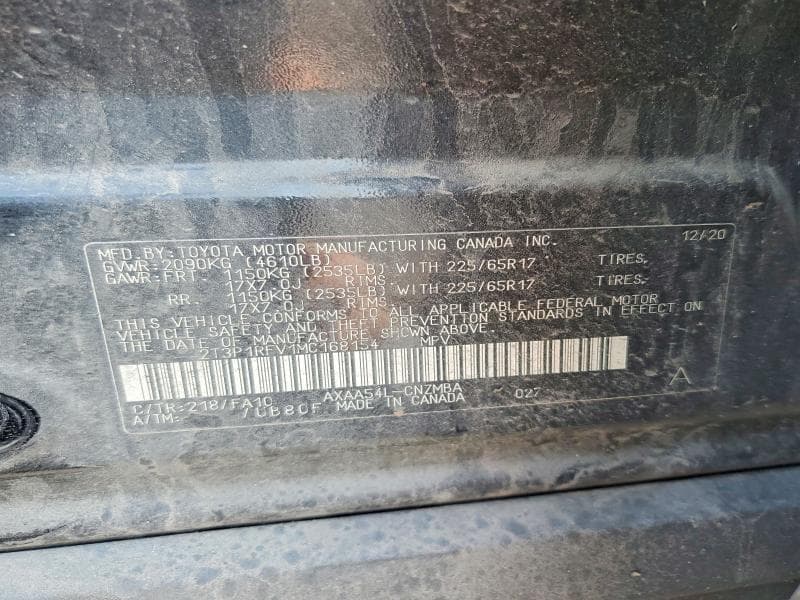 2021 TOYOTA RAV4 XLE 13