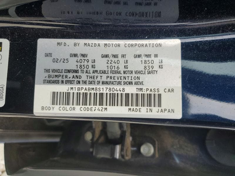 2025 MAZDA 3 SELECT SPORT 13