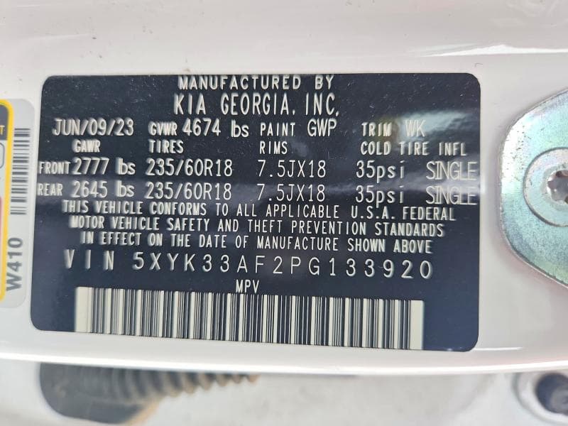 2023 KIA SPORTAGE EX 12