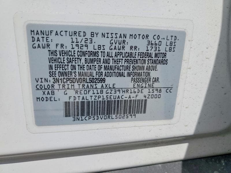 2024 NISSAN KICKS SR 13