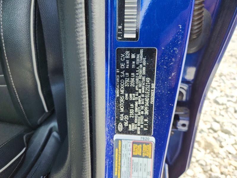 2020 KIA FORTE GT LINE 12
