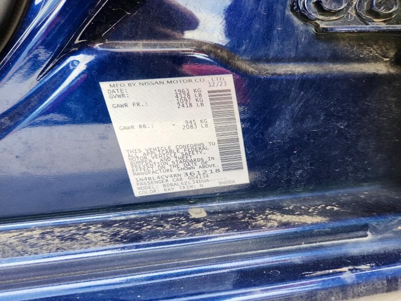 2024 NISSAN ALTIMA SR 12