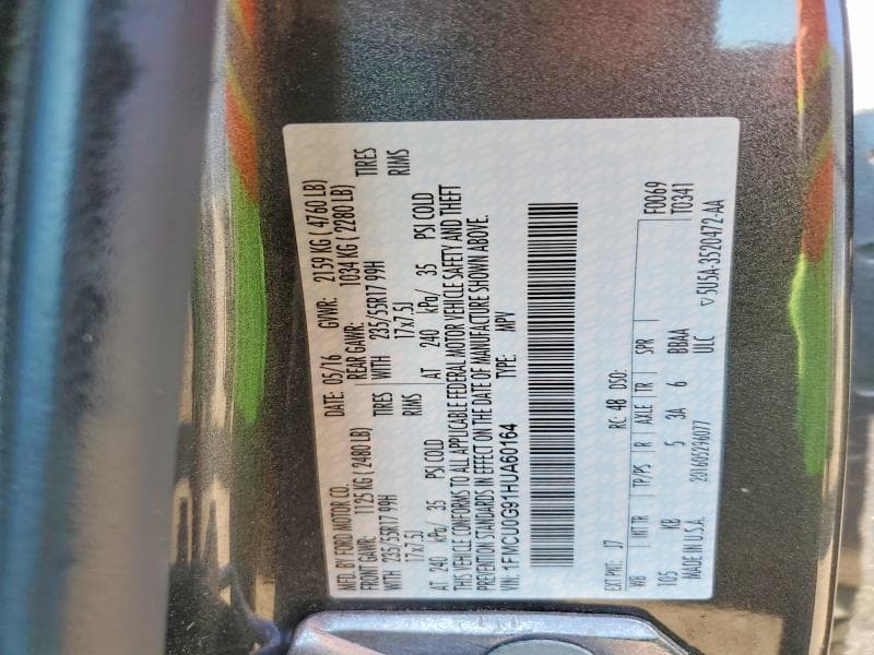 2017 FORD ESCAPE SE 13