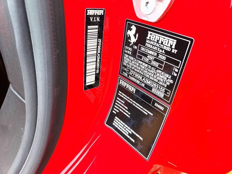 2021 FERRARI SF 90 STRADALE 12