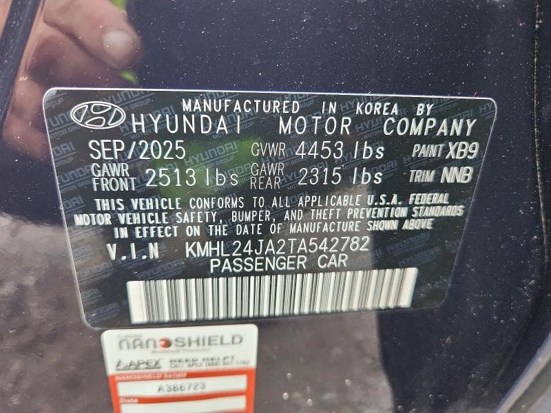 2026 HYUNDAI SONATA SE 12