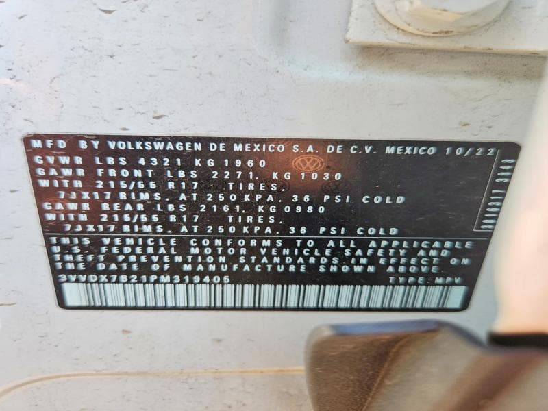 2023 VOLKSWAGEN TAOS S 13