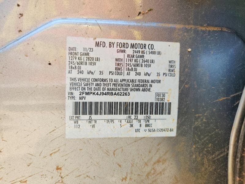 2024 FORD EDGE SEL 13