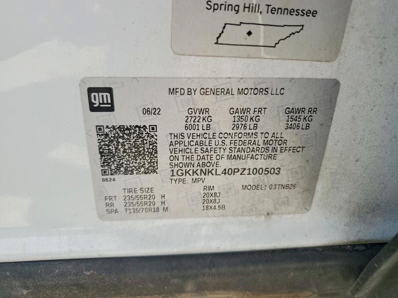 2023 GMC ACADIA SLE 13