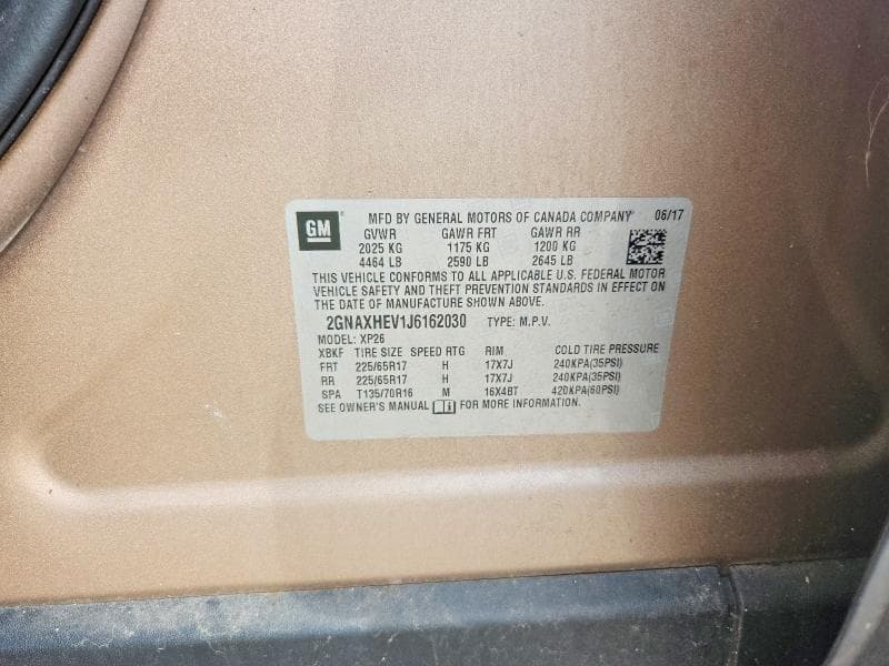 2018 CHEVROLET EQUINOX LS 12