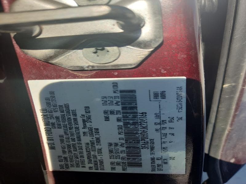 2018 FORD FUSION SE 13