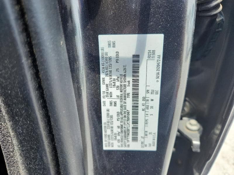 2018 FORD F250 SUPER DUTY 12