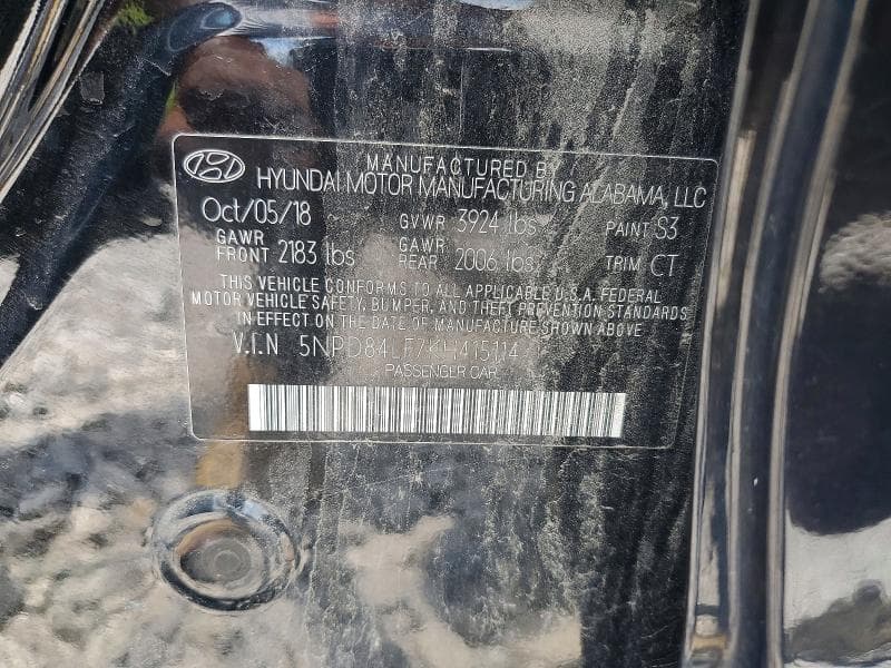 2019 HYUNDAI ELANTRA LIMITED 13