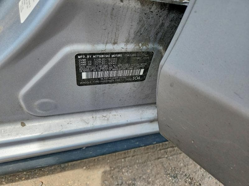 2024 MITSUBISHI MIRAGE G4 ES 12