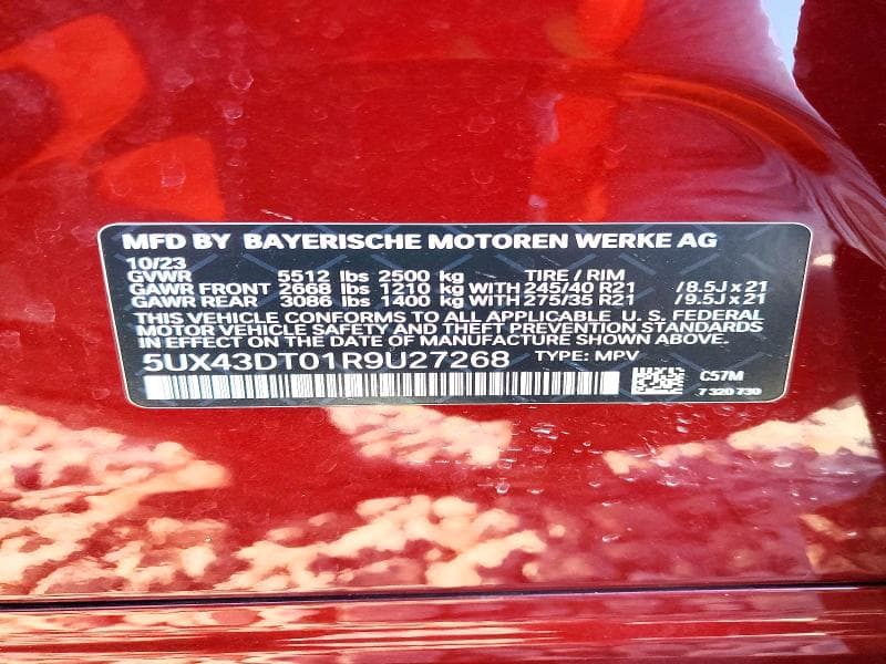 2024 BMW X4 M40I 13
