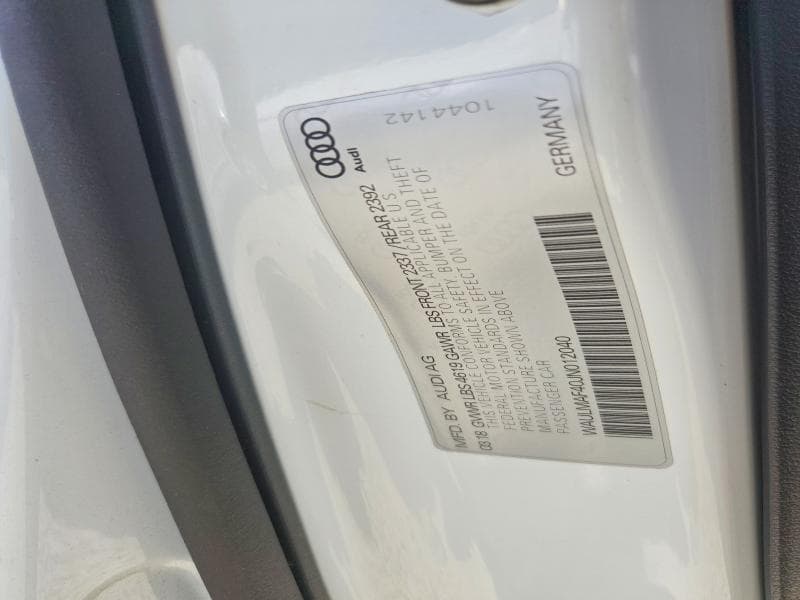 2018 AUDI A4 PREMIUM PLUS 12