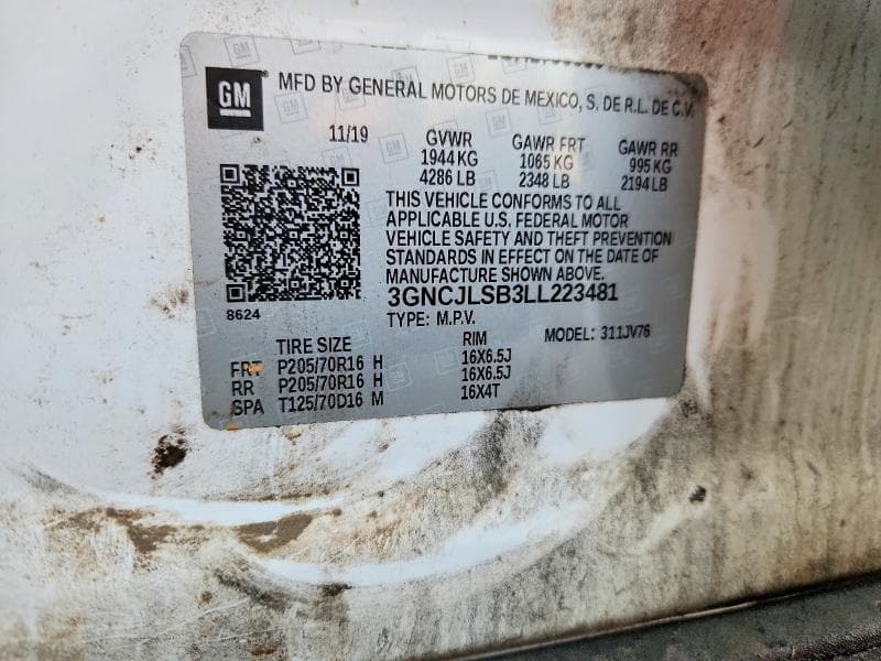 2020 CHEVROLET TRAX 1LT 13