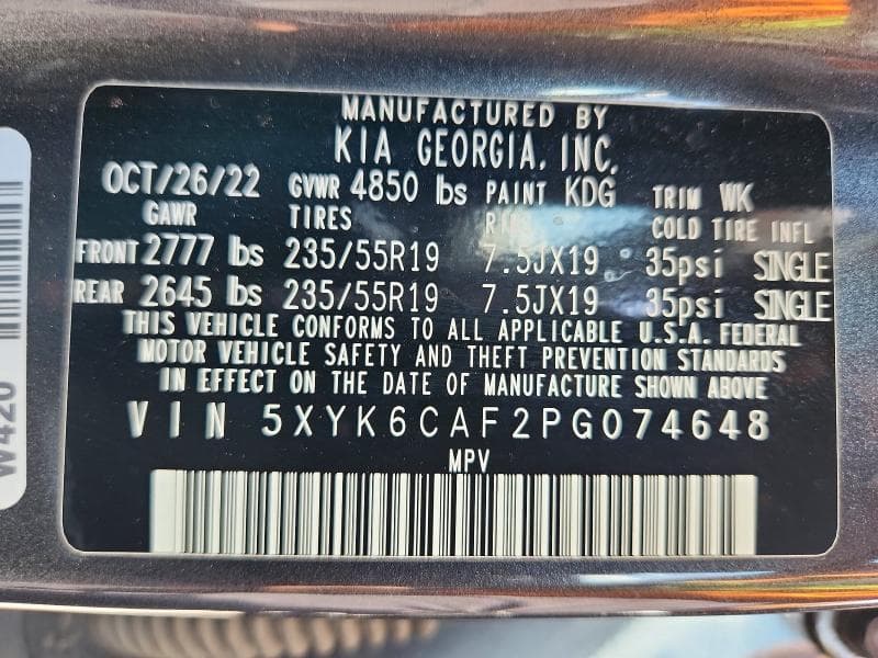 2023 KIA SPORTAGE X LINE 14