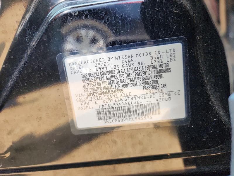 2021 NISSAN KICKS S 12