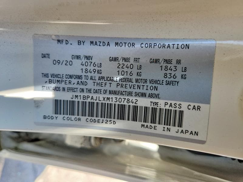 2021 MAZDA 3 12
