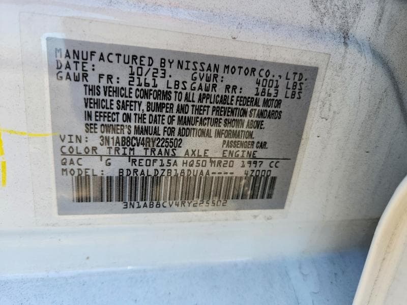 2024 NISSAN SENTRA SV 13