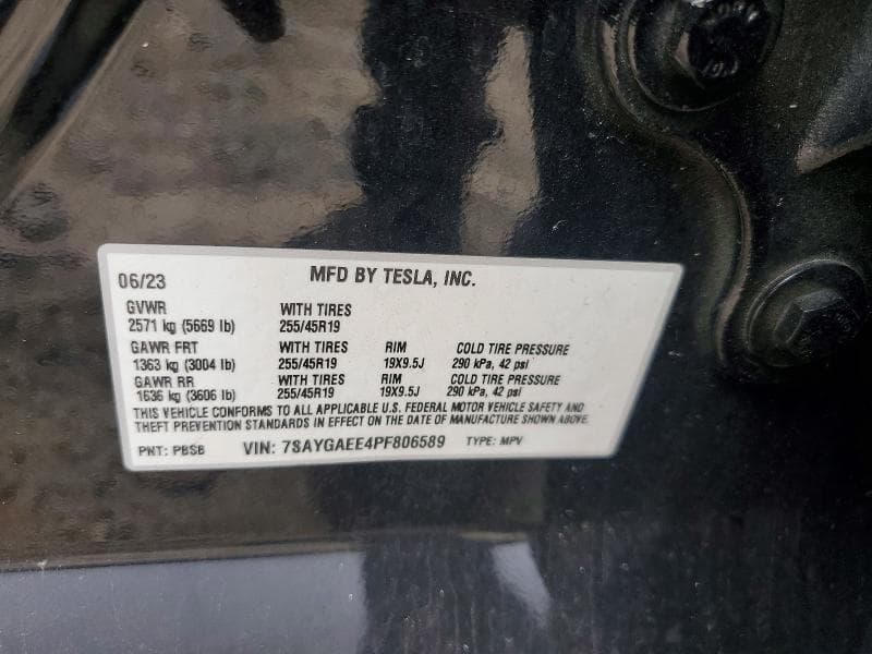 2023 TESLA MODEL Y 12