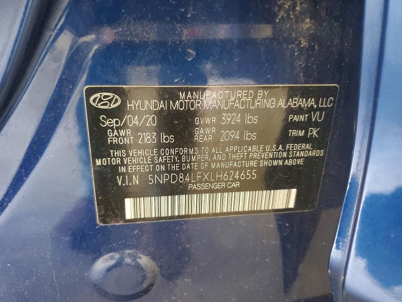 2020 HYUNDAI ELANTRA SEL 12