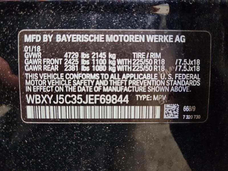 2018 BMW X2 XDRIVE28I 12