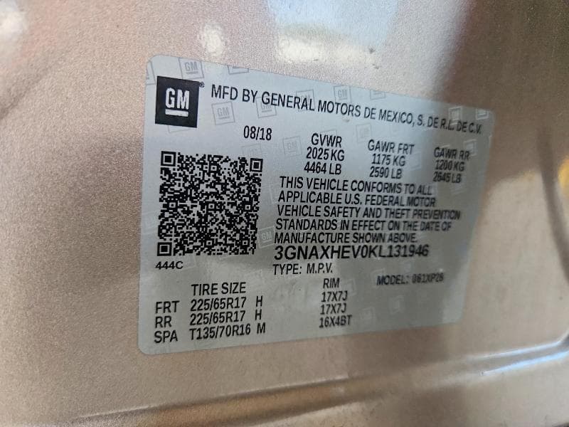 2019 CHEVROLET EQUINOX LS 13