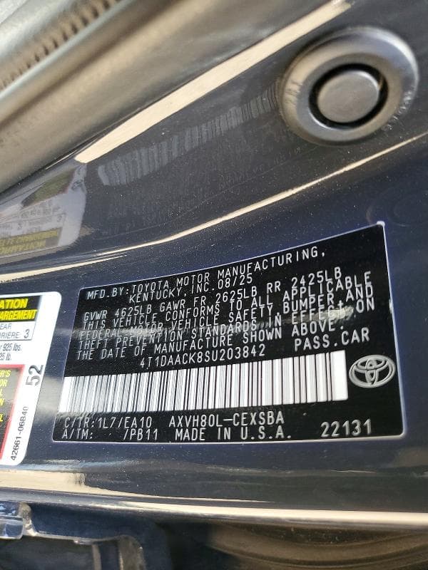 2025 TOYOTA CAMRY SE 13
