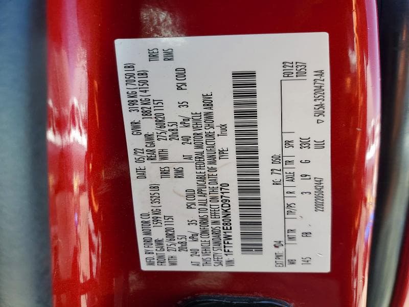 2022 FORD F150 SUPERCREW 13