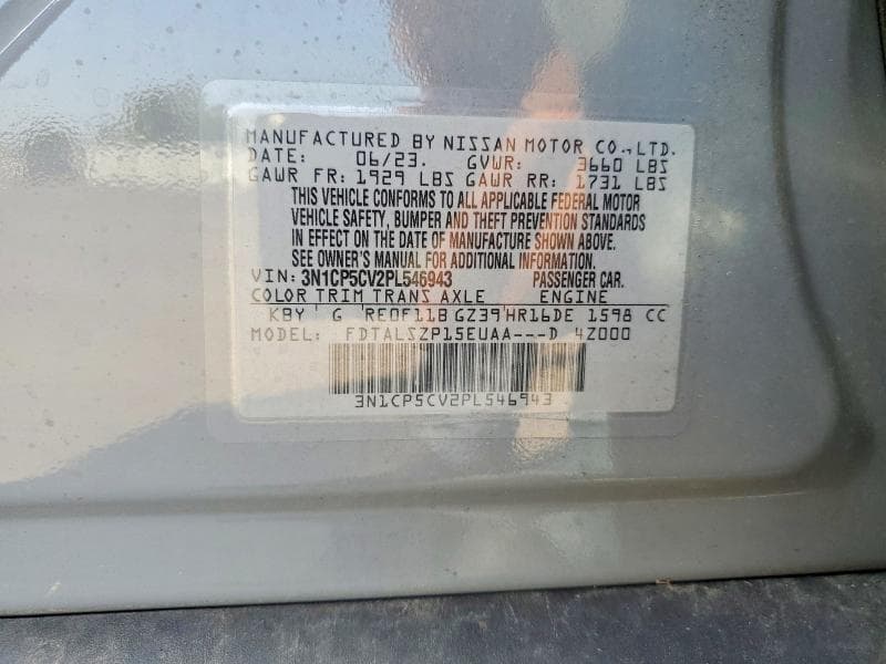 2023 NISSAN KICKS SV 12