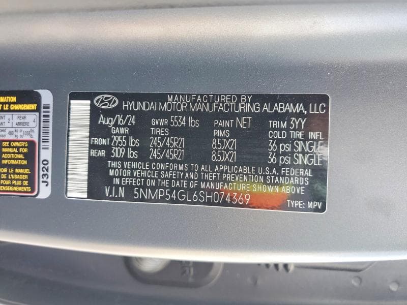 2025 HYUNDAI SANTA FE CALLIGRAPHY 13