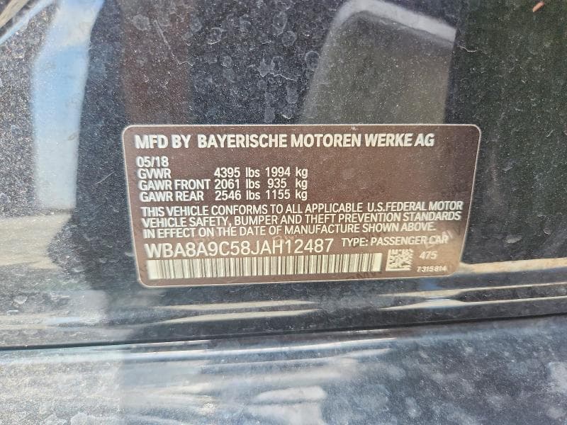 2018 BMW 320 I 12