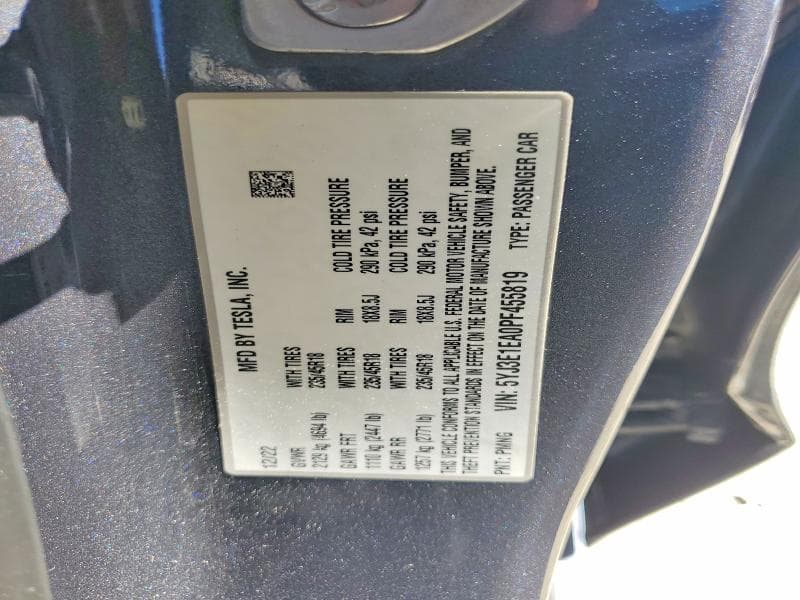 2023 TESLA MODEL 3 12