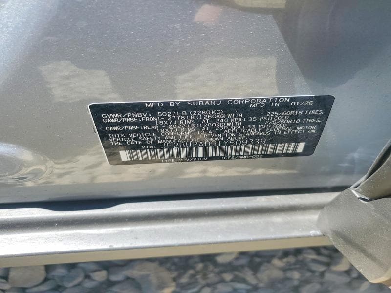 2026 SUBARU OUTBACK PREMIUM 14