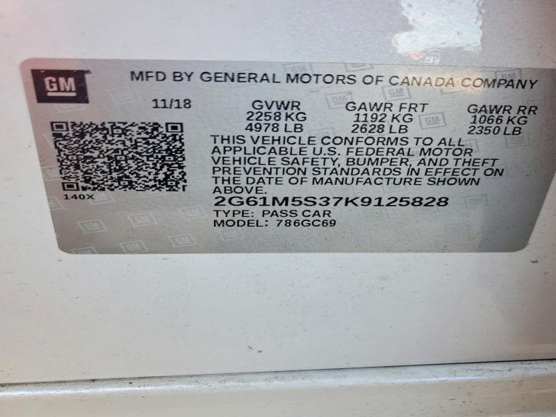2019 CADILLAC XTS LUXURY 12