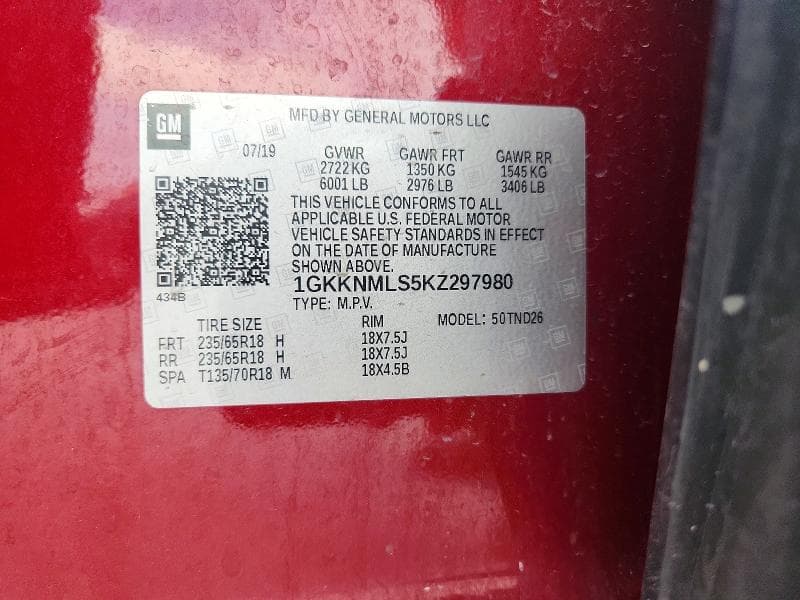 2019 GMC ACADIA SLT-1 13