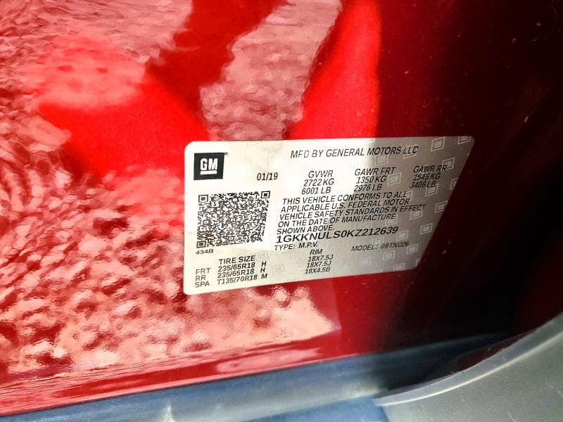 2019 GMC ACADIA SLT-1 13