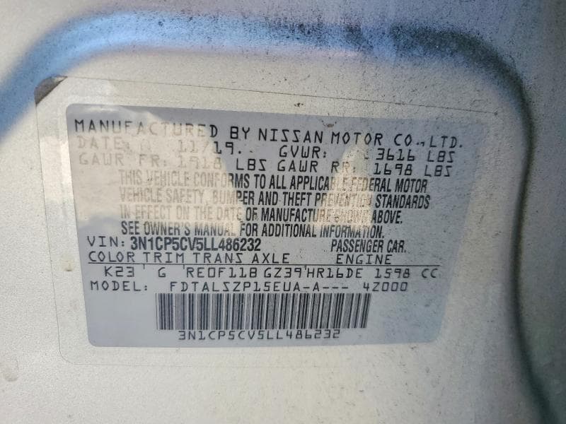 2020 NISSAN KICKS SV 13