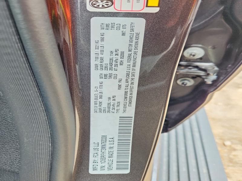 2021 RAM 1500 LIMITED 12