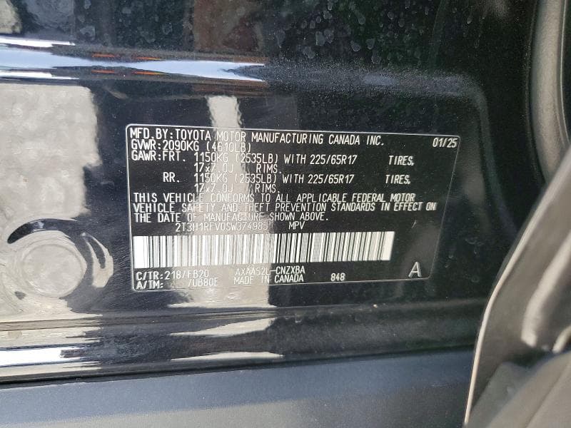 2025 TOYOTA RAV4 LE 13