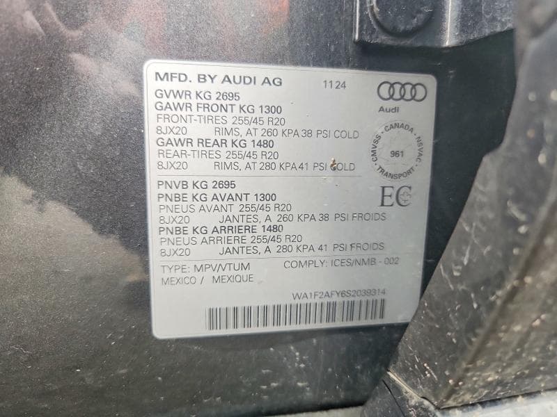 2025 AUDI Q5 E PRESTIGE 55 12