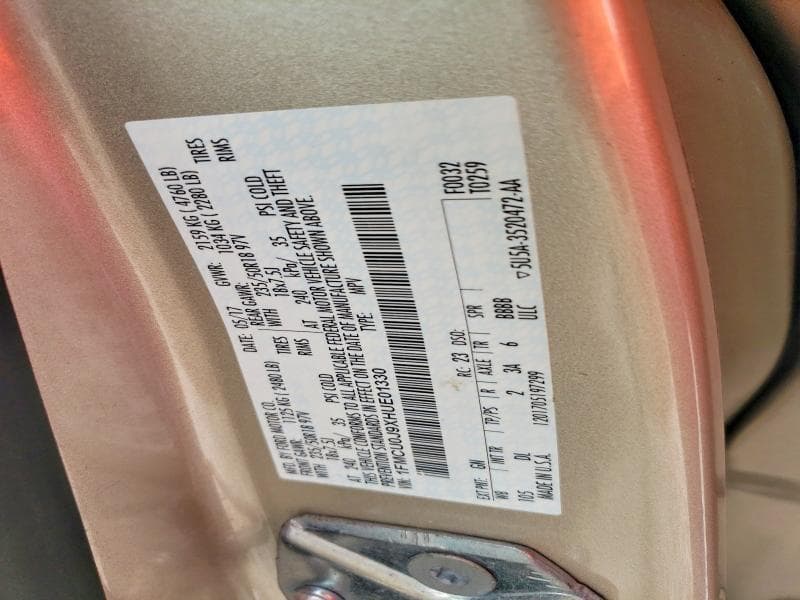 2017 FORD ESCAPE TITANIUM 14