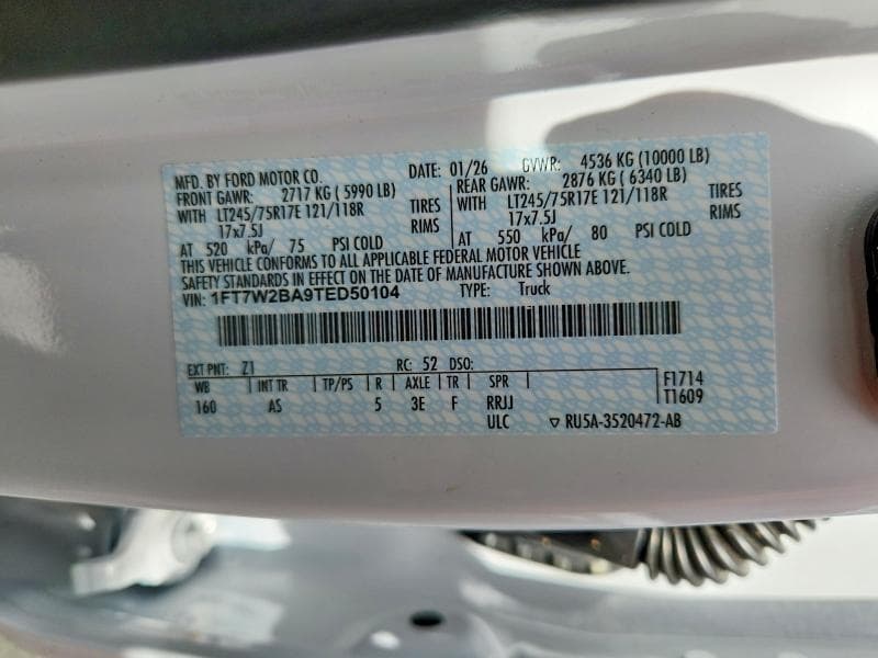 2026 FORD F250 SUPER DUTY 13