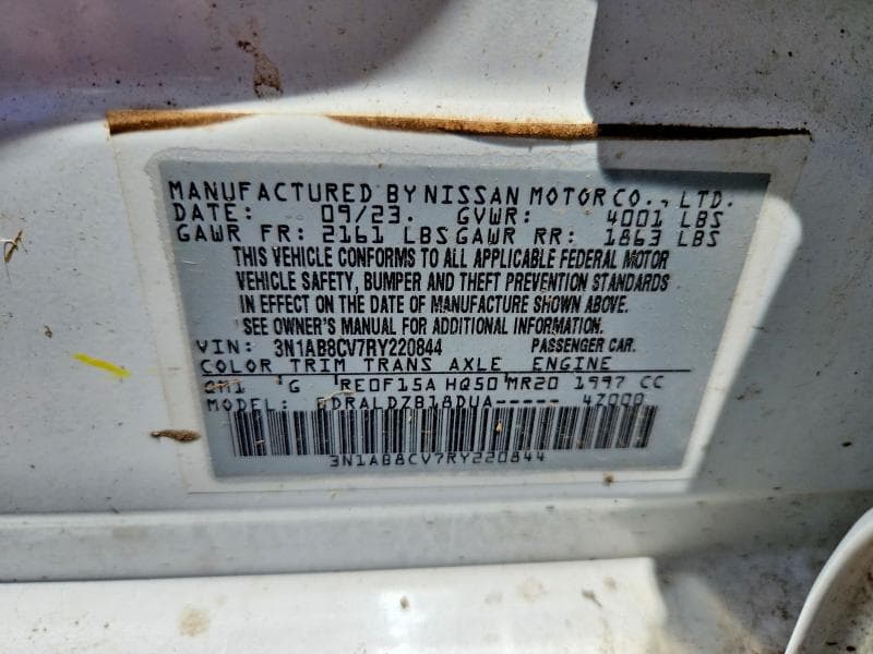 2024 NISSAN SENTRA SV 12
