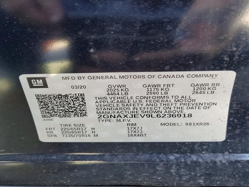 2020 CHEVROLET EQUINOX LT 13